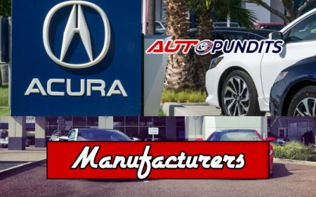 Top 10 Manufacturers Behind Acura Autos